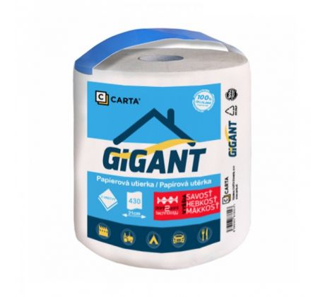 Utierka papierová 2vrst. GIGANT MAXI