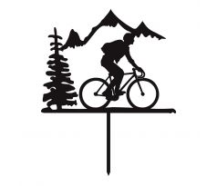Zápich – Cyklista v horách