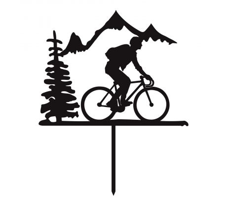 Zápich – Cyklista v horách
