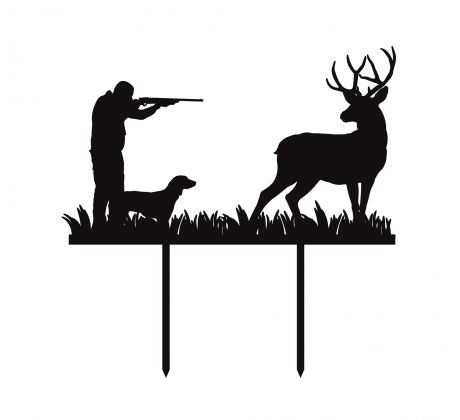 Zápich – Poľovník s jeleňom
