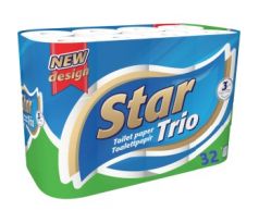 Toaletný papier 3-vrstvový STAR 32ks