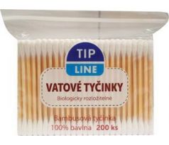 Vatové tyčinky Tip Line 200ks