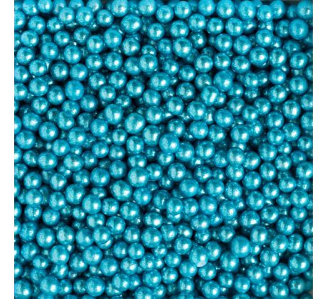 Cukrový posyp modré metalické guličky 100g DMT:10/2025 -70%
