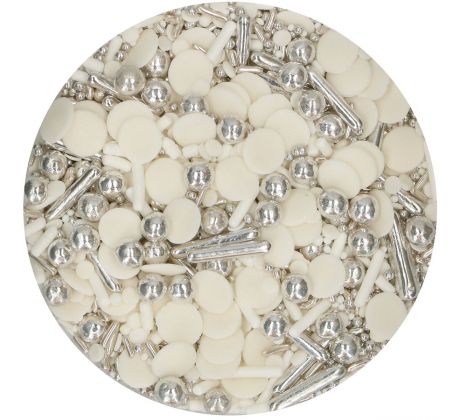 Posyp FunCakes Sprinkle Medley Silver Chic 65 g