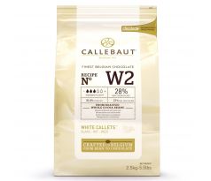 Čokoláda Callebaut W2 25,9% biela