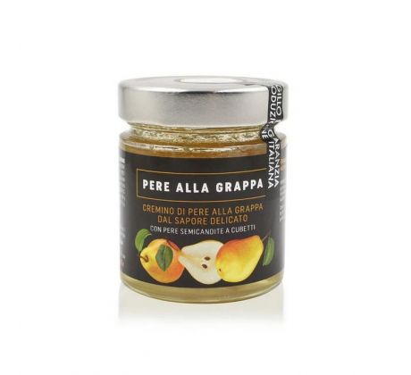 Krém COROnelli Pere Alla Grappa - hruškový krém s grappou 220g
