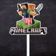 Zápich plastový Minecraft LOGO