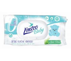 Vlhčené obrúsky LINTEO Baby s aloe vera 80ks