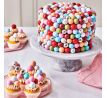 Čokoládové guličky Choco Crispy Balls 130g Peachy pink