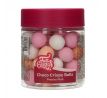 Čokoládové guličky Choco Crispy Balls 130g Peachy pink