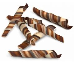 Čokoládová dekorácia ČOKO Twister mramor