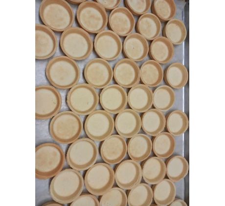 Tartaletky okrúhle 65mm 40ks svetlé