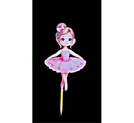 Drevený zápich Baletka