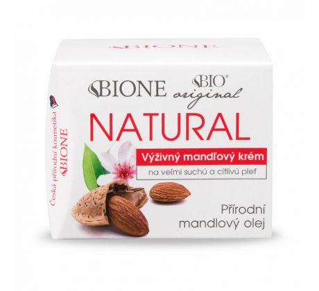 Mandľa NATURAL Výživný pleťový krém BIO 45% 51ml