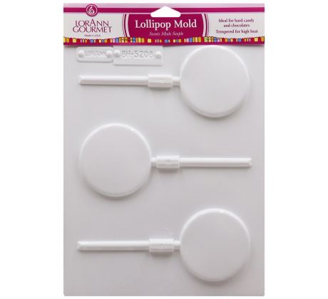 Lorann okrúhla forma na lízanky - veľká