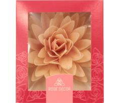 Jedlá oblátková ASTRA kvet pivoňka pudrová 12,5cm