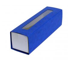 Krabička s okienkom 170x45x45mm "PREŠPAN" pár Tmavomodrá
