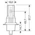 LED autožiarovka 12/24V HALO LED H7 LONG LIFE SERIA 11