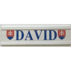 Sveteľná LED s vlastným nápisom+erb farebná