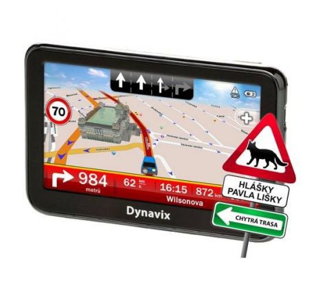 Navigačný systém GPS DYNAVIX Nano Lite Evropa čierna